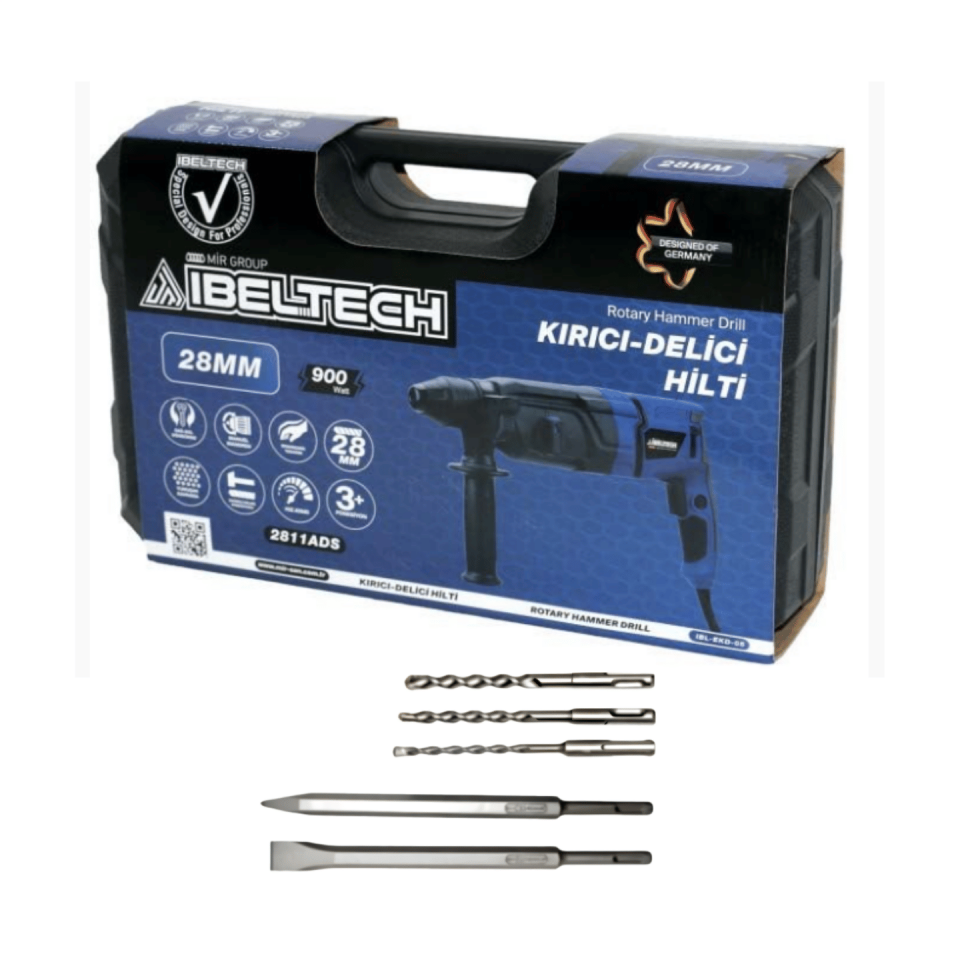 Kırıcı Delici Matkap 28 mm | IBELTECH IBL-EKD-05