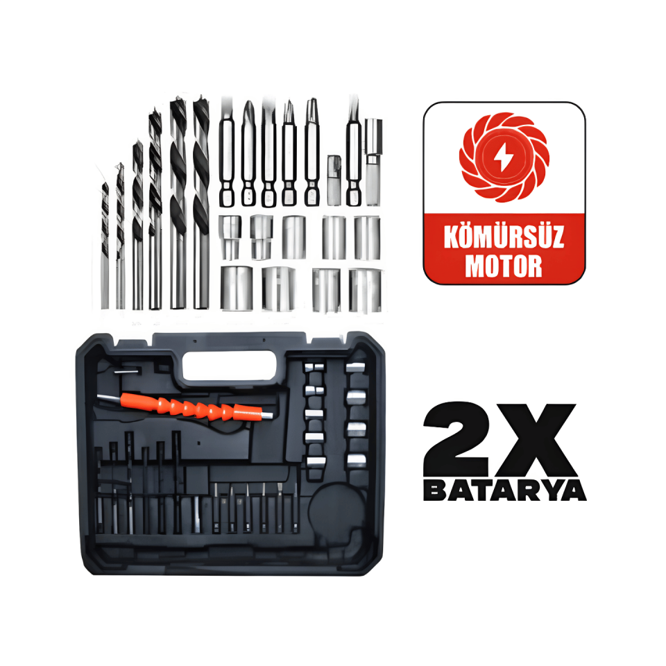 Darbeli Akülü Matkap 21V 130 Nm | MRS MRS-LDM003