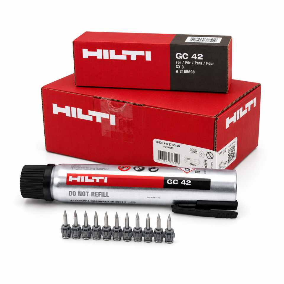 Hilti GC-42 Çivi Çakma Makinesi Gaz Tüpü