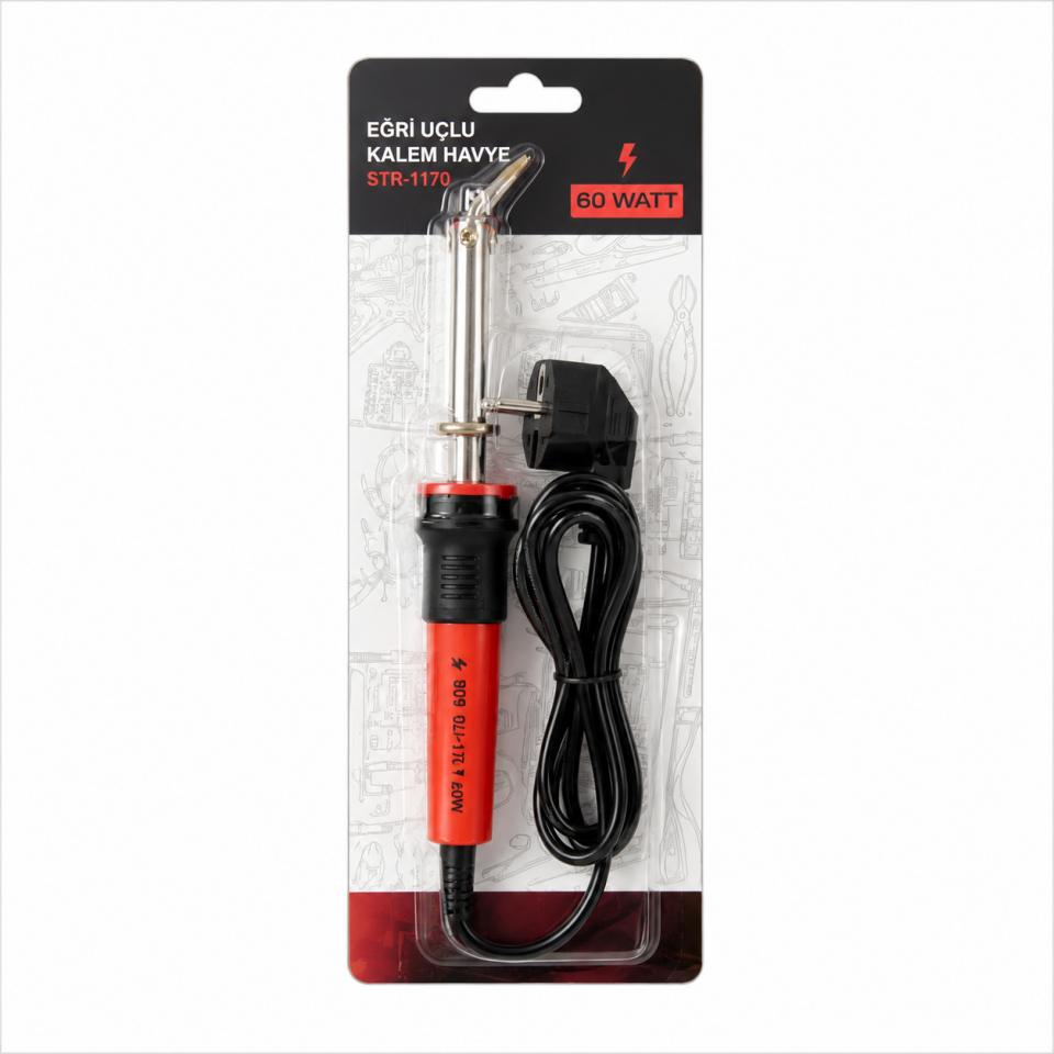 Solestar 60W Eğri Uçlu Kalem Havya