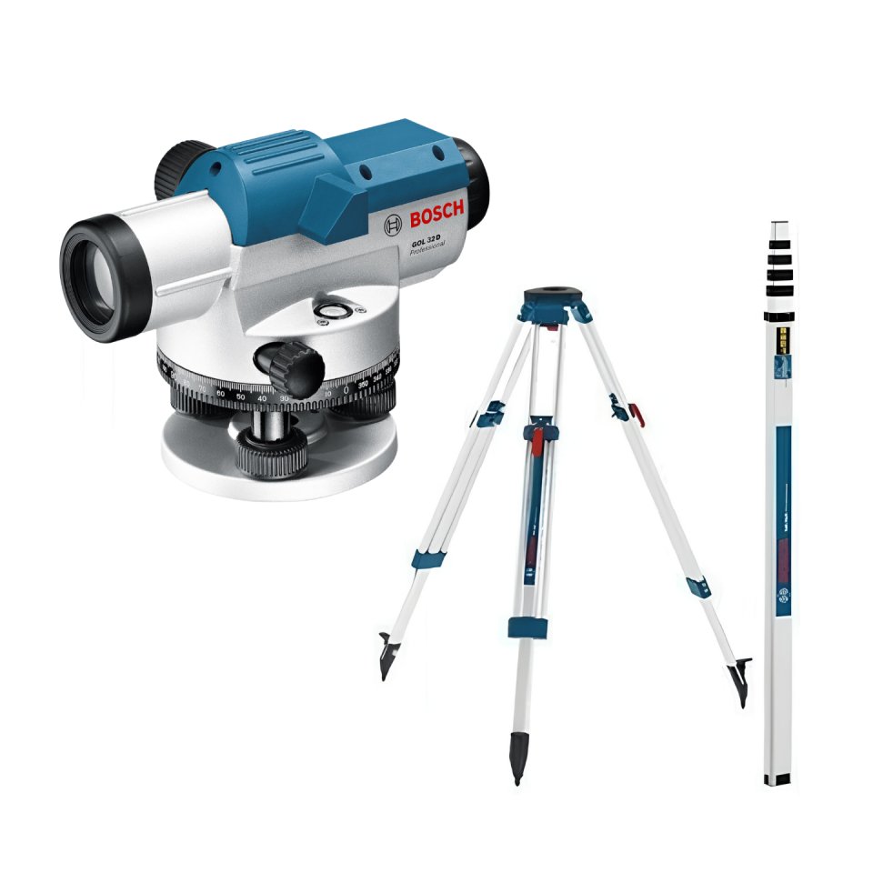 Bosch GOL 32 D + BT 160 + GR 500 Mira Ölçüm Cihazı