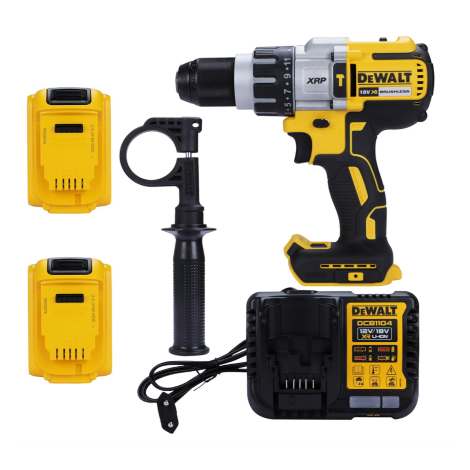 Dewalt DCD996P2 18V 5.0 Ah Kömürsüz Çift Akülü Darbeli Matkap
