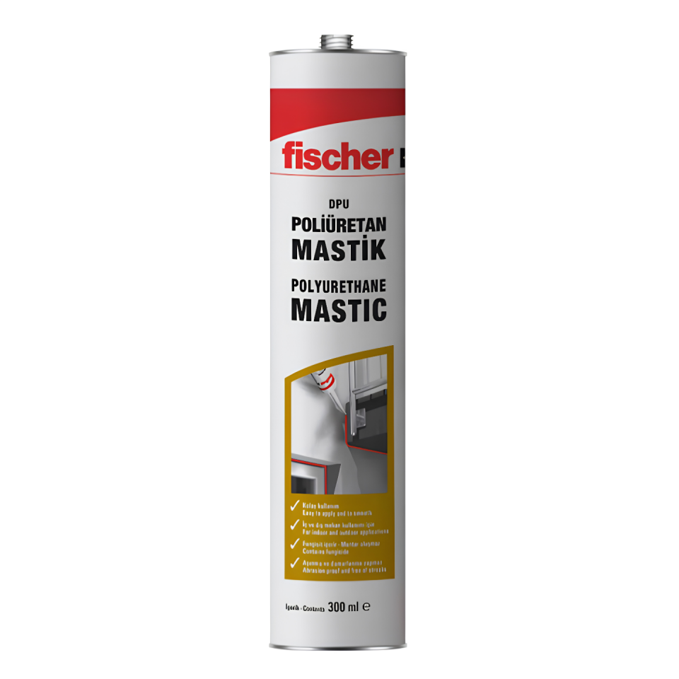 Fischer Dpu Poliüretan Mastik Siyah 300 Ml