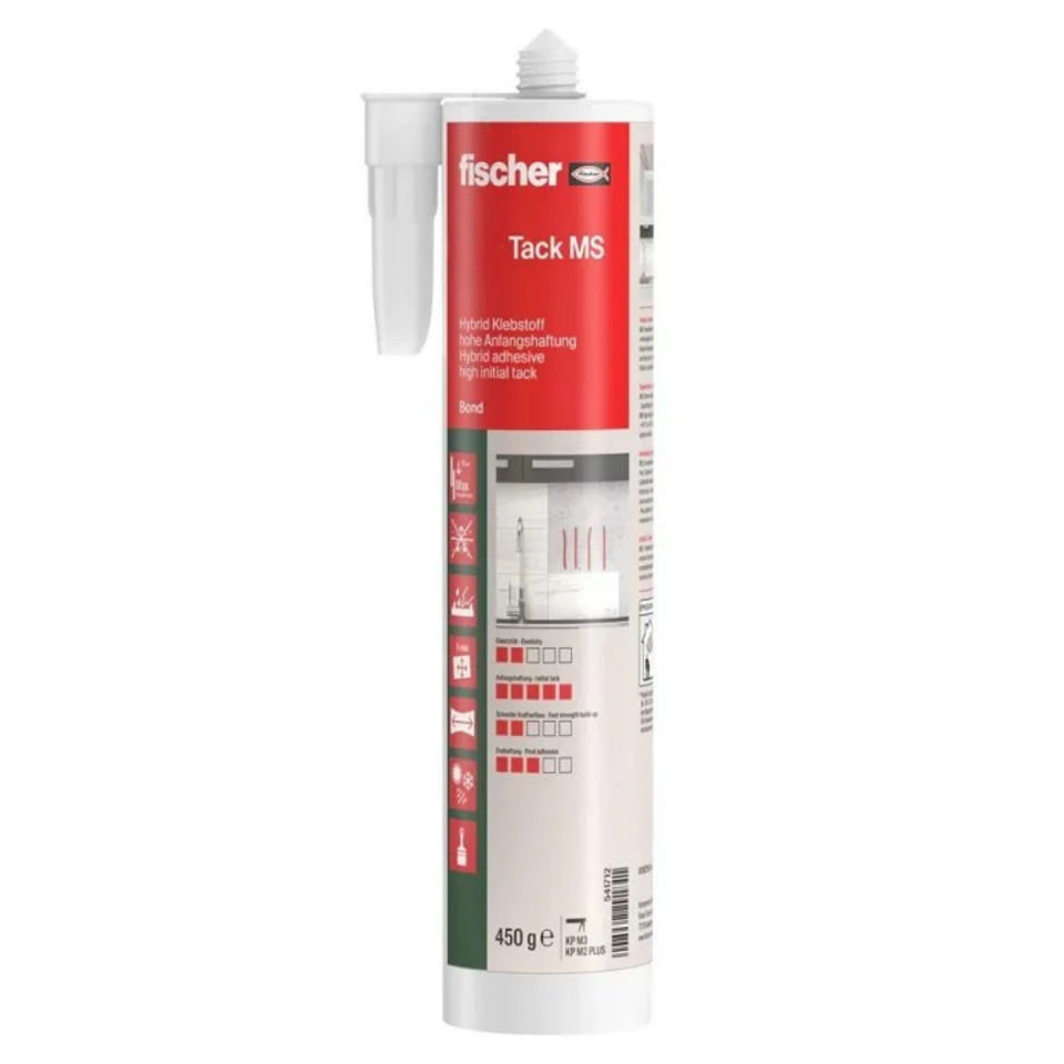 FISCHER ULTRA TACK-ALL Kuvvetli Yapıştırıcı Silikon 290 ml