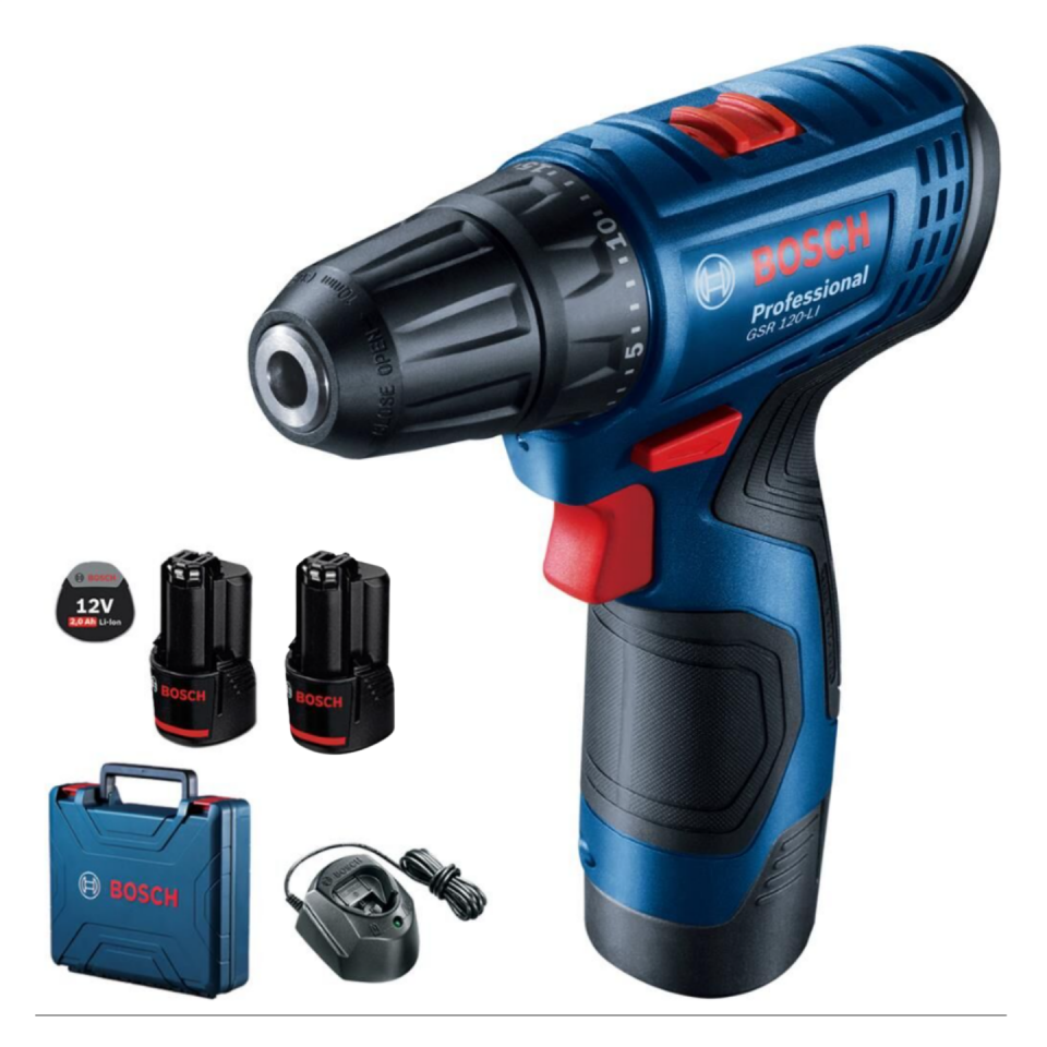 Bosch GSR 120-Li Çift Akülü 2 Ah Vidalama Makinesi