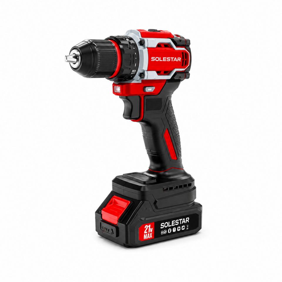 Solestar Akülü Darbeli Matkap 13 mm 21V