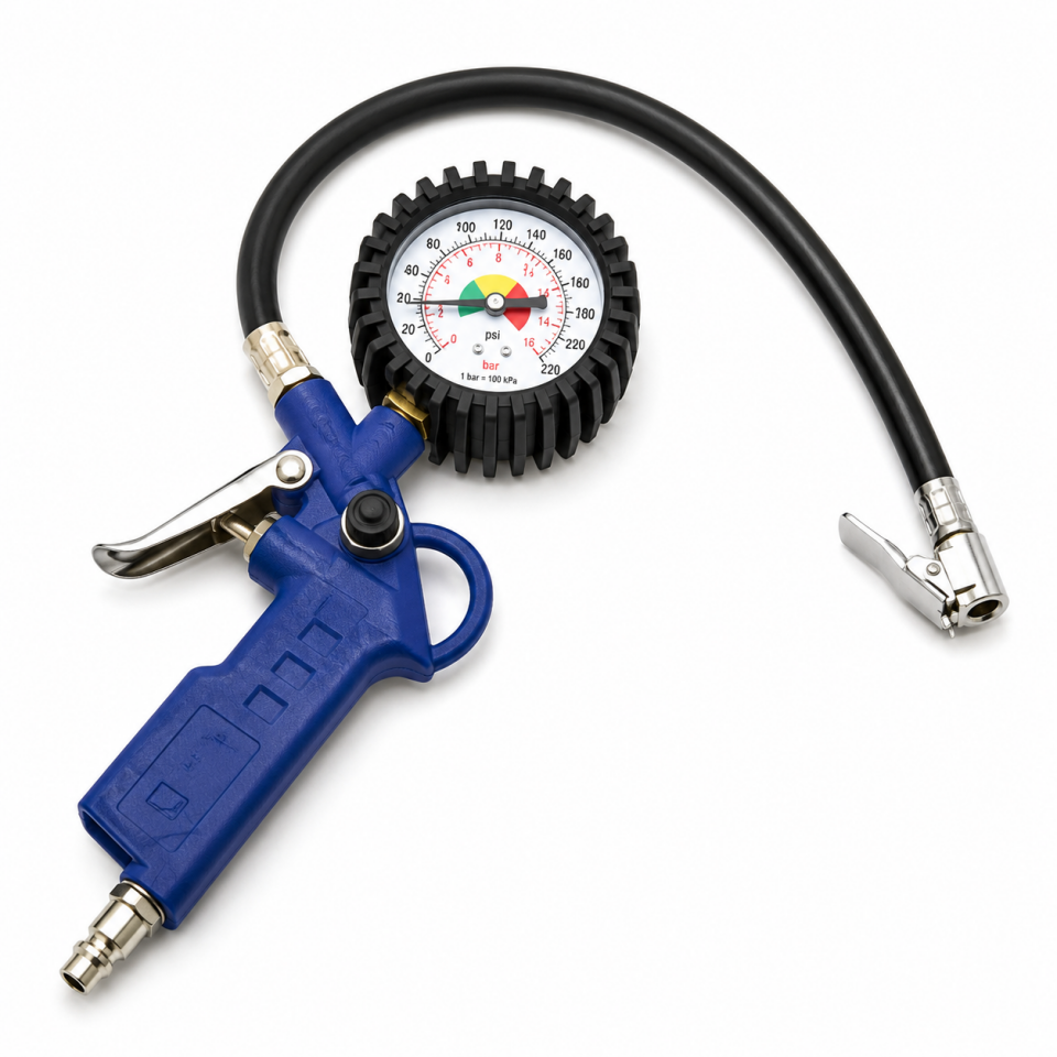 Solestar Saatli Lastik Şişirme Tabancası 220 PSI