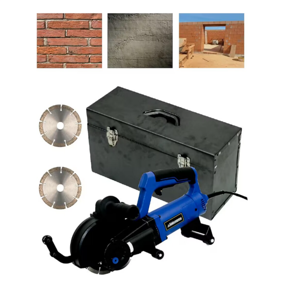 İBELTECH 230-1 1600W Bakır Sargılı Metal Şanzumanlı Kanal Açma Makinesi