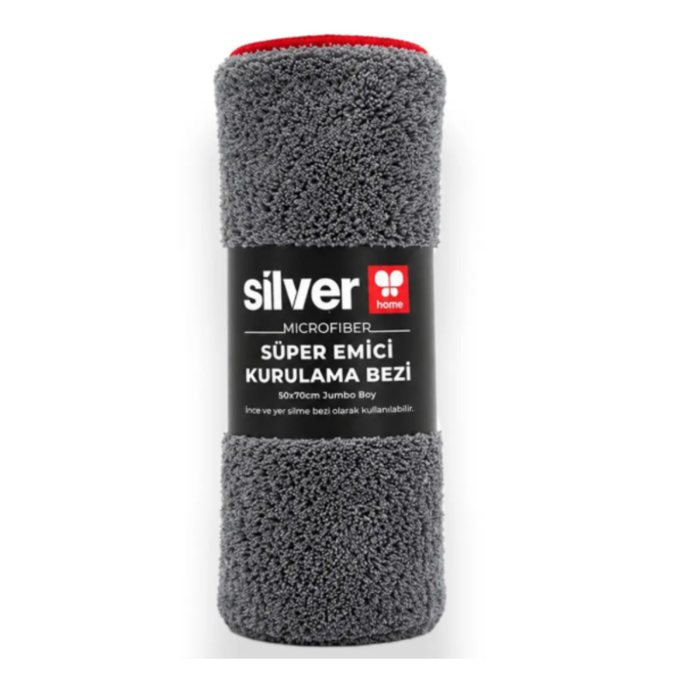 Silver Home Süper Emici Araç Kurulama Bezi 50x70 Cm - Mutfak Havlusu & Kurulama Bezi