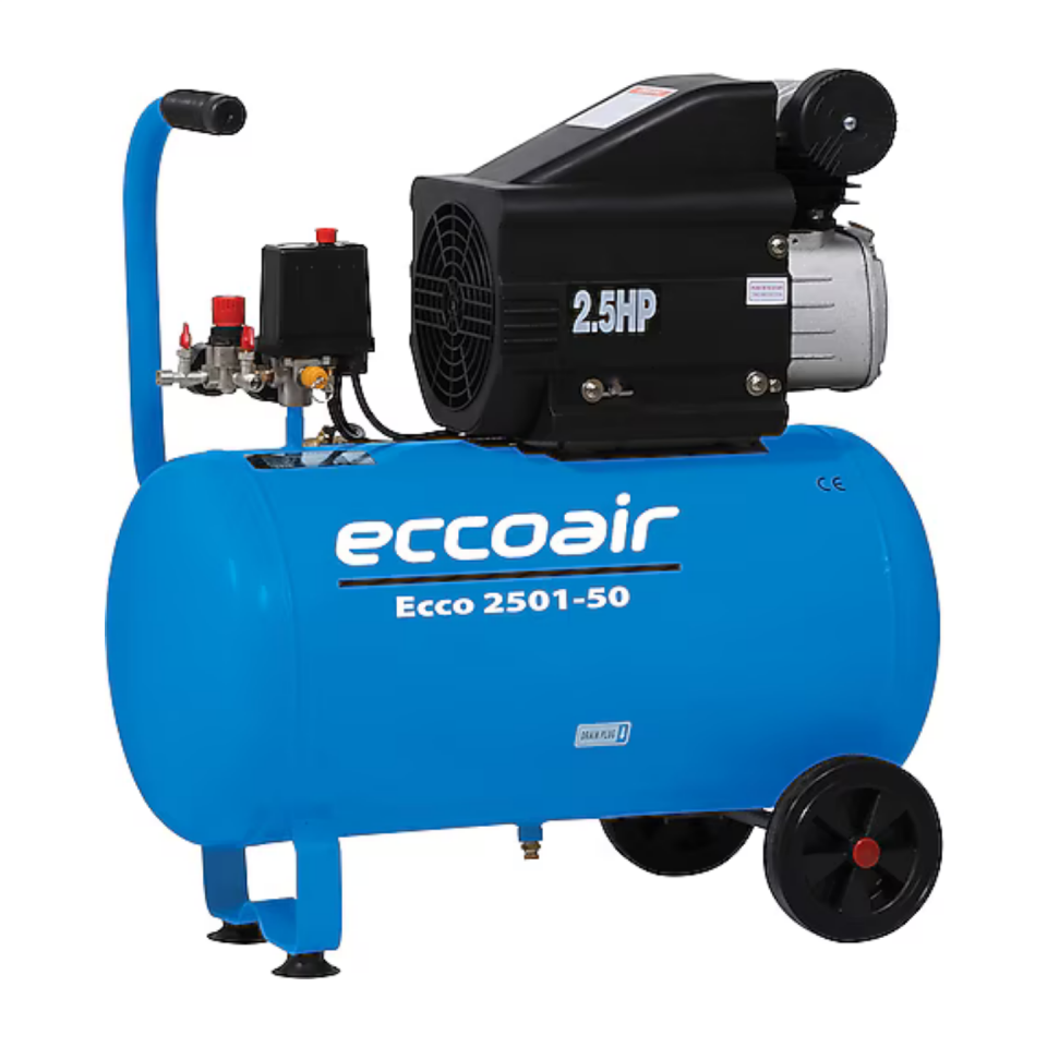 Eccoair ECCO 2501-50 50 lt Tek Kademeli Pistonlu Kompresör