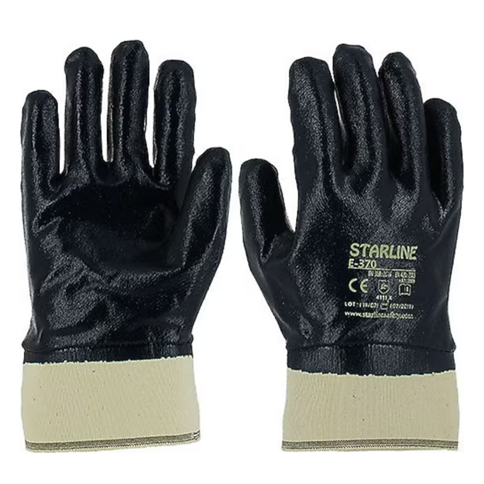 Starline E-370 Petrolcü 10 Numara Nitril İş Eldiveni