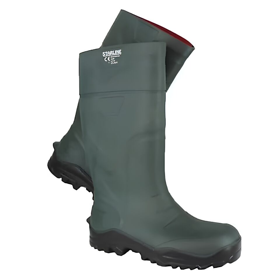 Starline Stl-9910-04 Poliüretan Yeşil Çizme
