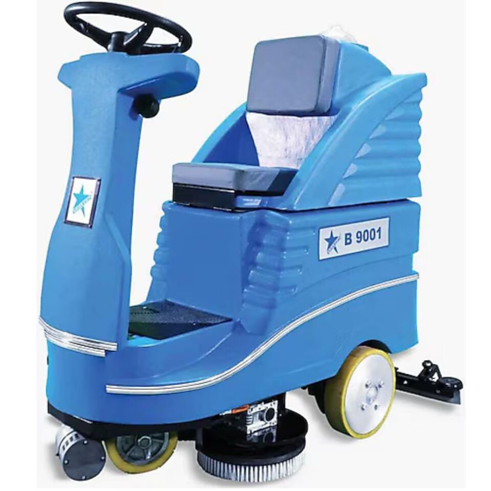 Cleanvac B 9001 Akülü Binicili Zemin Temizleme Makinesi