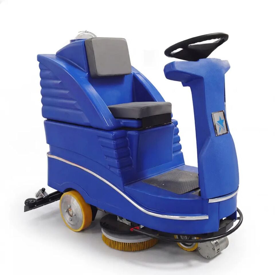 Cleanvac B11001 Akülü Binicili Zemin Temizleme Makinesi