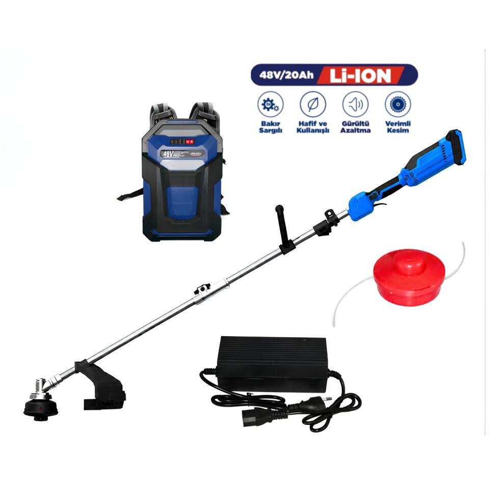 Ibeltech YPT-GCJ04 Akülü Çim Biçme Makinesi 48V 20Ah