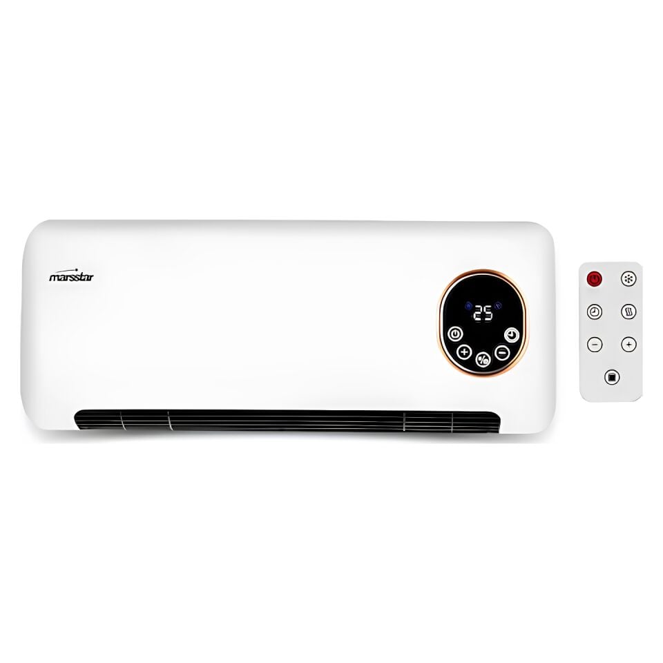 Marsstar MS-210 2000 W Uzaktan Kumandalı Duvar Tipi Fanlı Isıtıcı